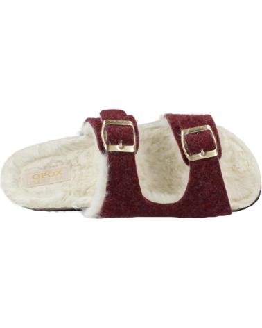 Pantufas GEOX  de Mulher ZAPATILLAS HOGAR MUJER MODELO D BRIONIA COLOR BURDEOS  C7357