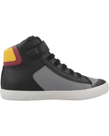 geox J465CA 054FU J GISLI BOY C0241 BLACK-BORDEAUX