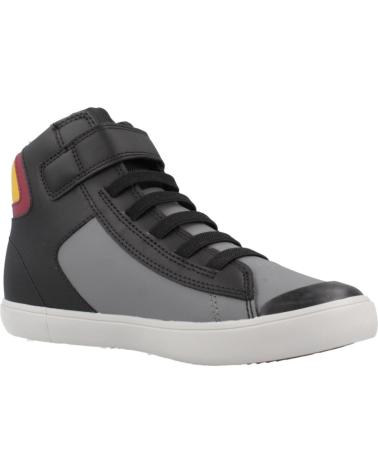 geox J465CA 054FU J GISLI BOY C0241 BLACK-BORDEAUX