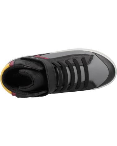 geox J465CA 054FU J GISLI BOY C0241 BLACK-BORDEAUX