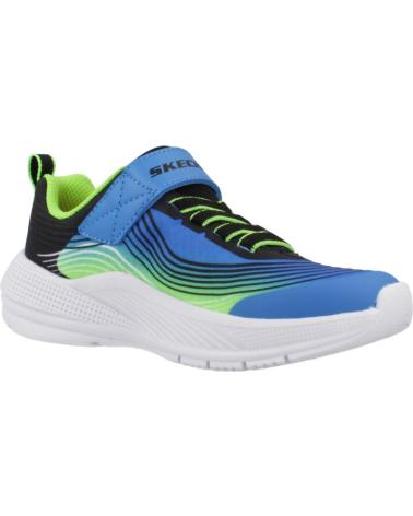 SKECHERS ZAPATILLAS MICROSPEC ADVANCE AZUL LIMA 403926L-BLLM COLEGIAL NAN
