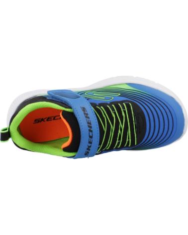 SKECHERS ZAPATILLAS MICROSPEC ADVANCE AZUL LIMA 403926L-BLLM COLEGIAL NAN