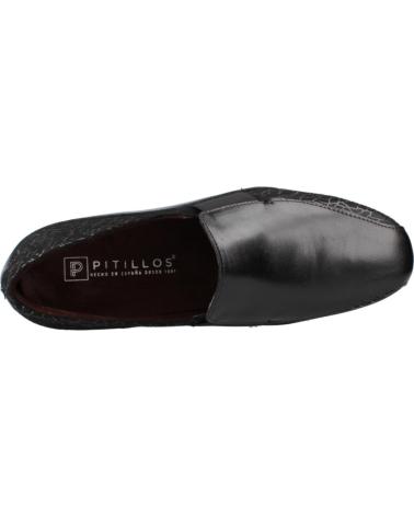 Woman Mocasines PITILLOS ZAPATOS CONFORT MUJER MODELO 10000P COLOR NEGRO