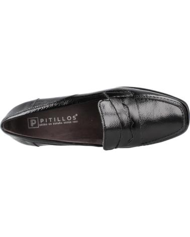 PITILLOS 10840 MARY JANES DE MUJER NEGRO