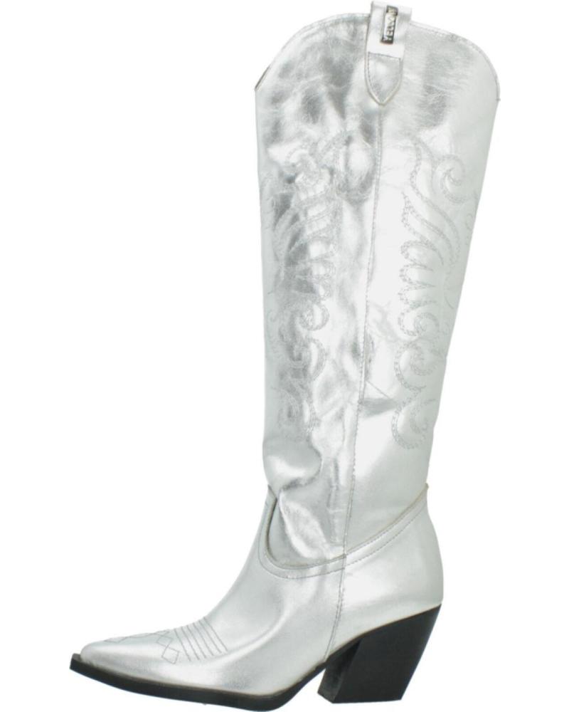 Botas YELLOW  de Mujer BOTAS MUJER MODELO FANCY XL COLOR  PLATA