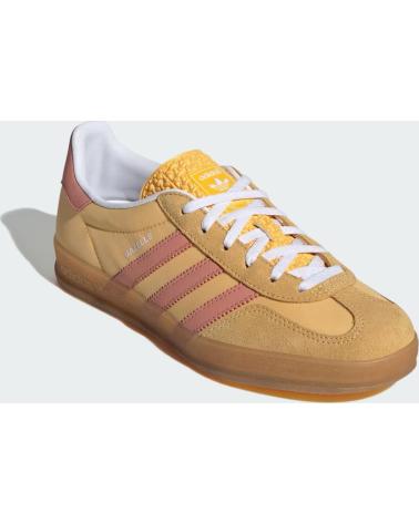 Zapatillas deporte ADIDAS  de Mujer GAZELLE INDOOR IE2959 SEMI SPARK - WONDER CLAY - CLOUD WHITE  YELLOW