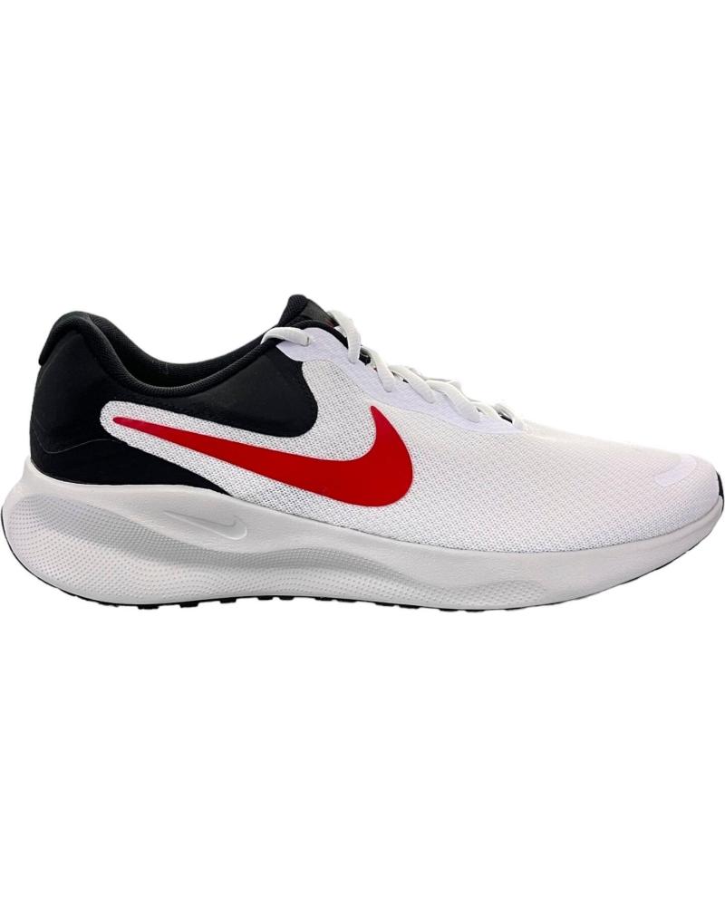 Man Zapatillas deporte NIKE FB2207-102 REVOLUTION 7  WHITE-FIRE RED-BLACK-PHOTON DUST