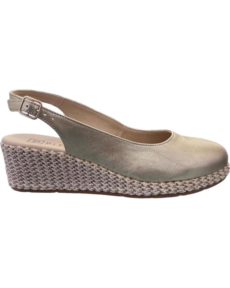 Sandalias PITILLOS  de Mujer ZAPATOS ABIERTOS CUNA 5567 ORO  VARIOS COLORES