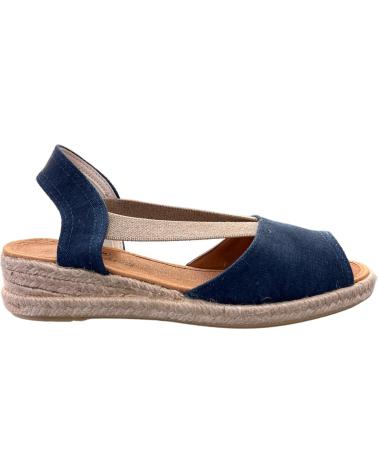 Woman Sandals OTRAS MARCAS SANDALIAS ESPARTO GOMAS CUNA BAJA MEDITERRANEA 40233 AZUL  VARIOS COLORES