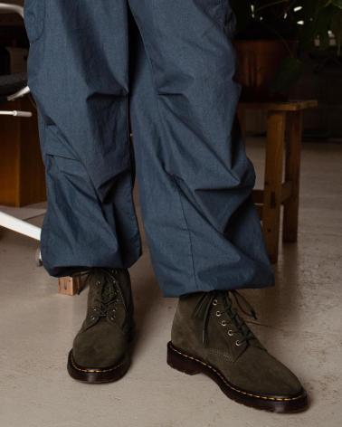 Stivaletti DR MARTENS  per Uomo 101 UB REPELLO CALF SUEDE - 41  OLIVE