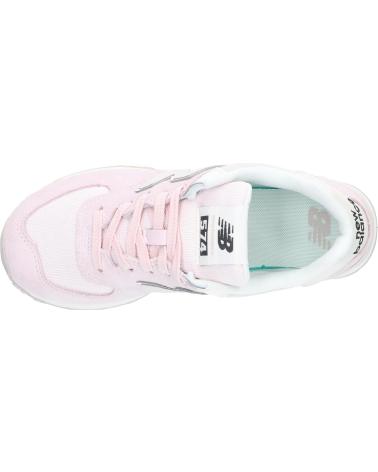 Sportivo NEW BALANCE  per Donna e Bambina WL574DL2 WL574V2  PINK GRANITE