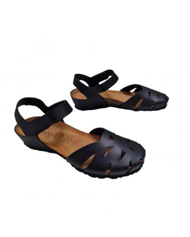 Sandalias de Mujer YOKONO SANDALIA PIEL NEGRO