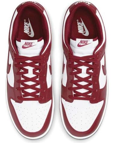 Deportivas NIKE  de Mujer y Hombre y Niño ZAPATILLAS SNEAKERS DUNK LOW RETRO EN COLOR  ROJO