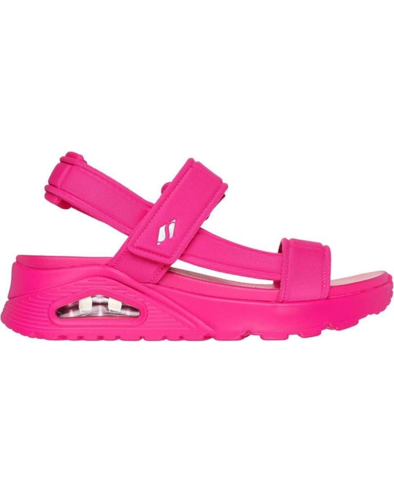 Woman Sandals SKECHERS UNO SANDAL FUCSIA