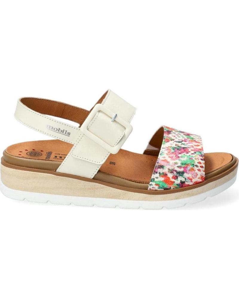 Sandalen MEPHISTO  für Damen MELYSA PIEL MULTICOL  BLANCO