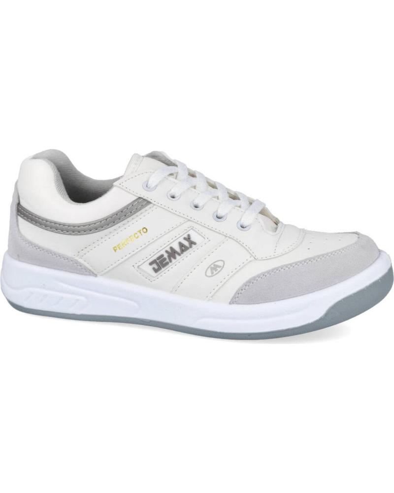 Sportif pour Homme BUBBLE BOBBLE P800-16B ZAPATILLAS DEPORTIVAS HOMBRE BLANCO GRIS