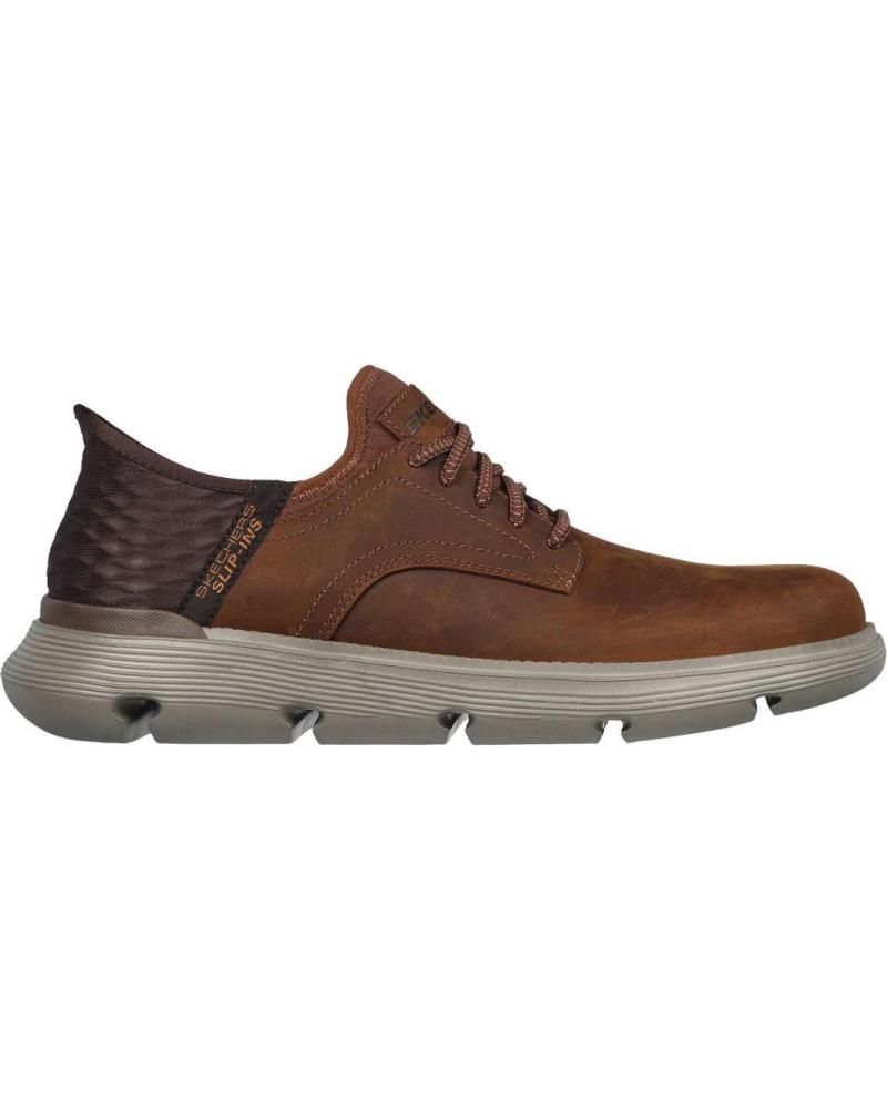 Scarpe sport SKECHERS  per Uomo 205046 ZAPATILLAS CASUAL DE HOMBRE SLIP INS  CUERO
