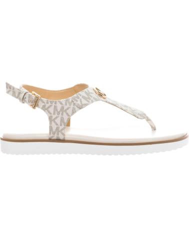 Woman Sandals MICHAEL KORS SANDALIA JUDY THONG 49S0JUFA1B MUJER  CREMA