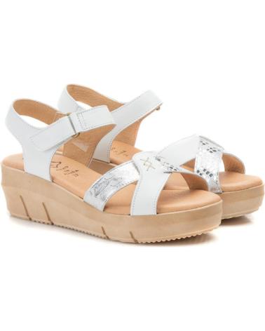 Sandalias de Mujer LA VIDA ROSA SANDALIA CUNA BLANCO