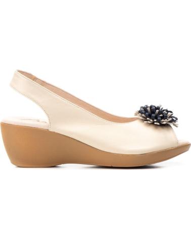 Zapatos de cuña für Damen LA VIDA ROSA SANDALIA CUNA BEIGE