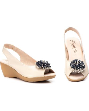 Zapatos de cuña für Damen LA VIDA ROSA SANDALIA CUNA BEIGE