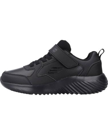 SKECHERS SNEAKERS NINO BOUNDER - POWER STUDY - NEGRO