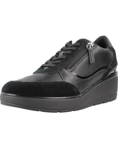 Sapatos de cunha GEOX  de Mulher ZAPATILLAS MUJER MODELO D ILDE COLOR NEGRO  C9999