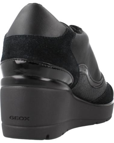 Sapatos de cunha GEOX  de Mulher ZAPATILLAS MUJER MODELO D ILDE COLOR NEGRO  C9999