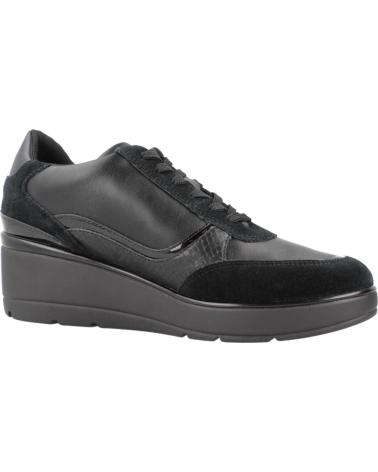 Sapatos de cunha GEOX  de Mulher ZAPATILLAS MUJER MODELO D ILDE COLOR NEGRO  C9999