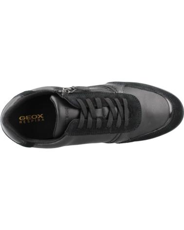 Sapatos de cunha GEOX  de Mulher ZAPATILLAS MUJER MODELO D ILDE COLOR NEGRO  C9999