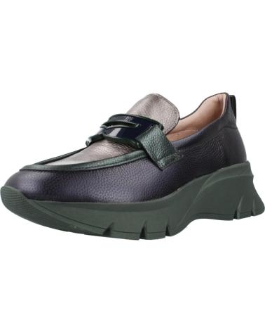 Mocasines HISPANITAS  de Mujer MOCASINES MUJER MODELO 156260 COLOR VERDE  FOREST