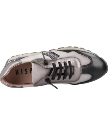 Zapatillas deporte HISPANITAS  de Mujer ZAPATILLAS VELOUR  NEGRO