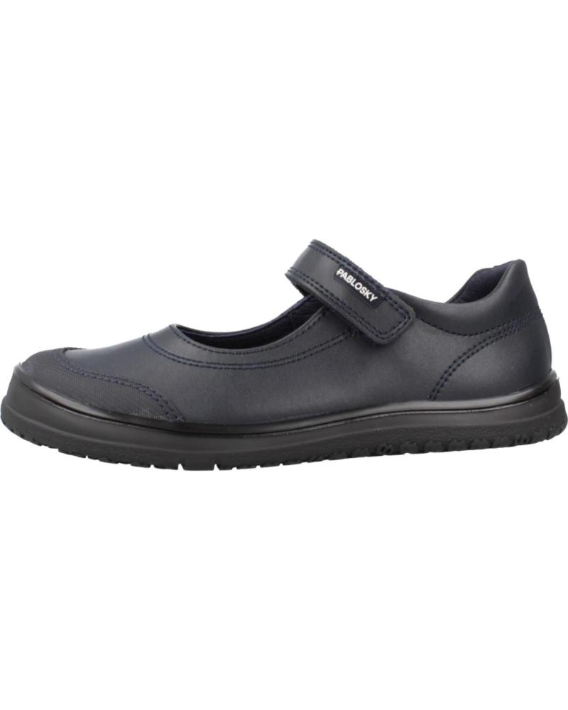 Zapatos PABLOSKY  de Niña COLEGIALES NINA MODELO 355425P COLOR AZUL  MARINO