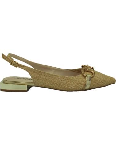 Sandalias ISTERIA  de Mujer ZAPATO PLANO PARA MUJER 24024 COLOR  NATURAL