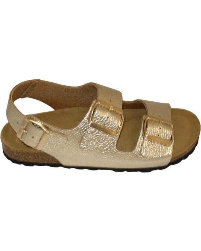 Woman Sandals MAWEN SANDALIA BIO PIEL NATURAL  PLATEADO