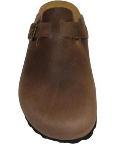 Zuecos MAWEN  de Mujer y Hombre ZUECO BIO DE PIEL GENUINA  MARRóN