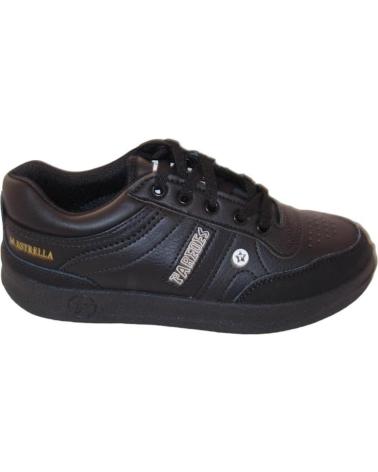 Man Zapatillas deporte PAREDES DEPORTIVO CASUAL DE PIEL  NEGRO