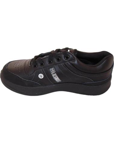 Man Zapatillas deporte PAREDES DEPORTIVO CASUAL DE PIEL  NEGRO