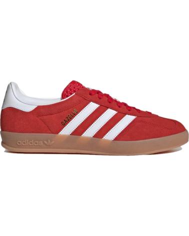 Man Zapatillas deporte ADIDAS GAZELLE INDOOR JI2063 BETTER SCARLET - CLOUD WHITE - GUM - 4  RED