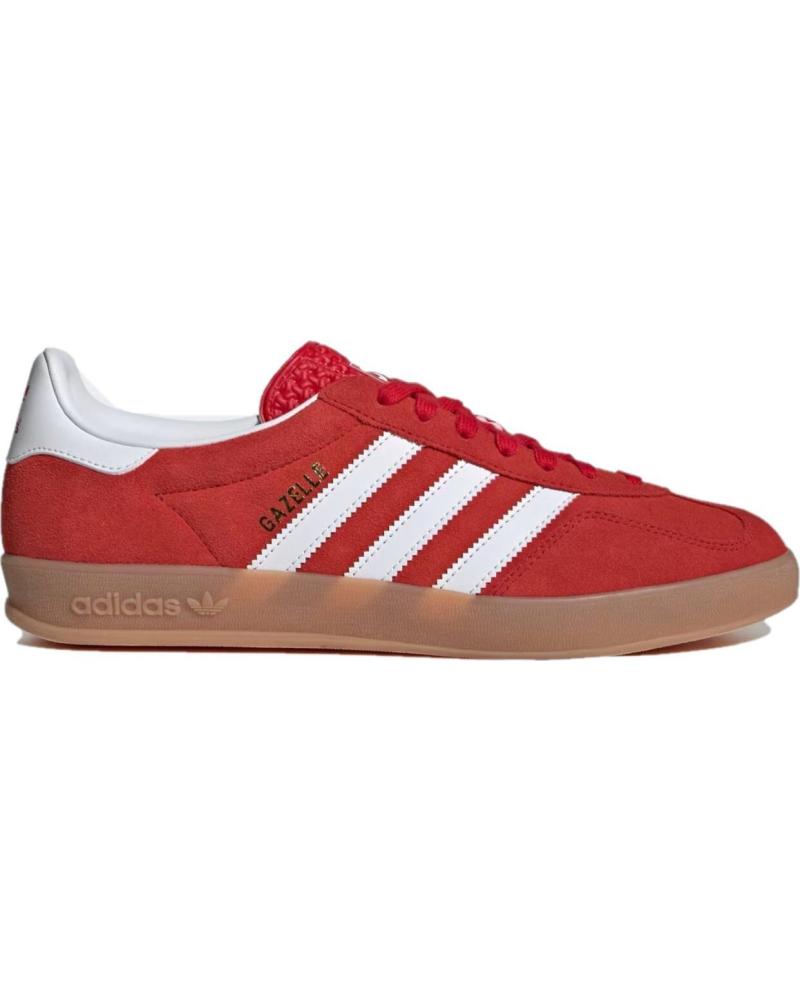 Man Zapatillas deporte ADIDAS GAZELLE INDOOR JI2063 BETTER SCARLET - CLOUD WHITE - GUM - 4  RED