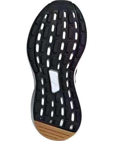 ADIDAS RAPIDASPORT EL K ID2714 BLACK SNEAKERS WITH ANIMAL PRINT NEGRO