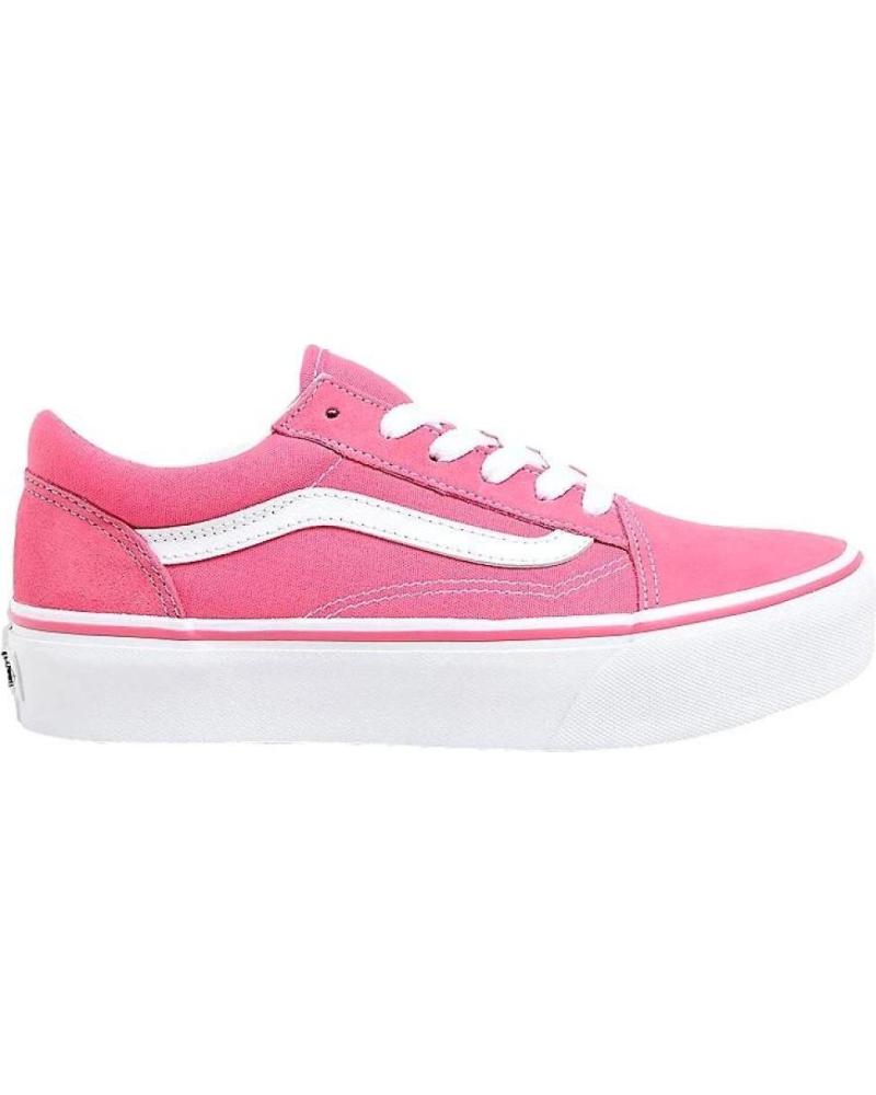 Sportivo per Donna e Bambina VANS OFF THE WALL ZAPATILLAS VANS OLD SKOOL PLATFORM ROSA