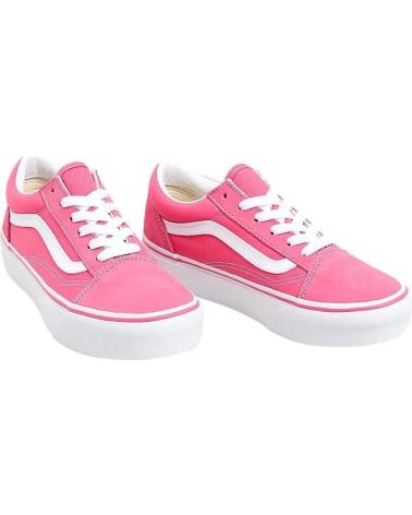Sportivo per Donna e Bambina VANS OFF THE WALL ZAPATILLAS VANS OLD SKOOL PLATFORM ROSA