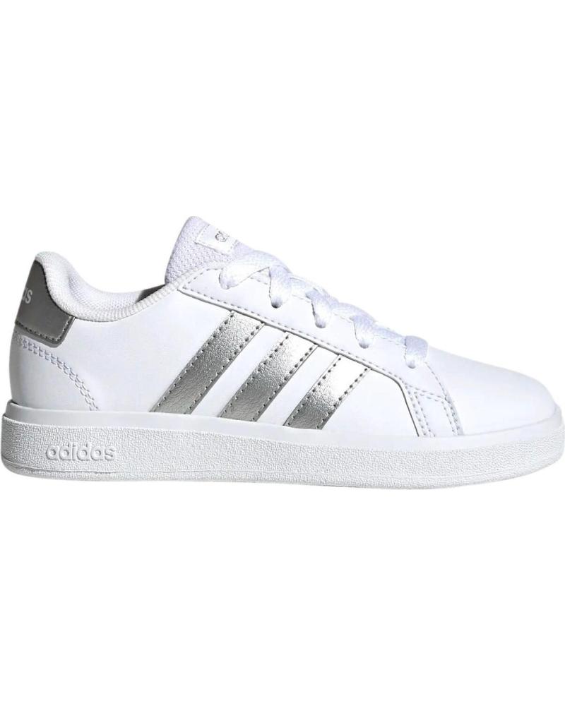 Trainers De Nino ADIDAS ZAPATILLAS GRAND COURT 2 0 K BLANCAS SILVER GW6506 CASUAL NI VARIOS COLORES