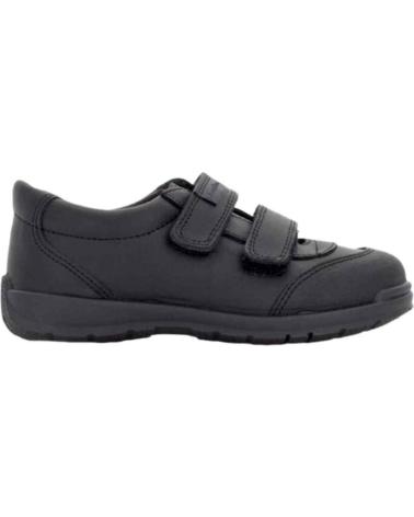 Zapatos TITANITOS  de Niño COLEGIAL VELCRO  NEGRO