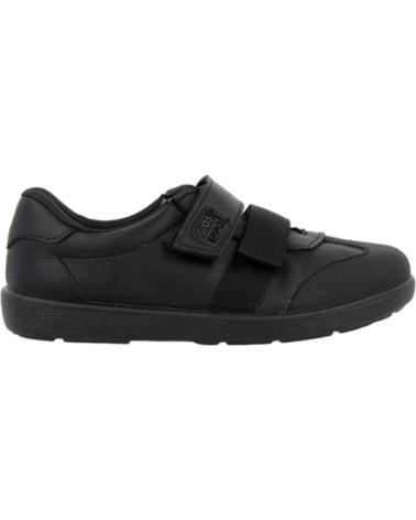 Zapatos GIOSEPPO  de Niño BLUCHER VELCROS PIEL SALCHA  NEGRO