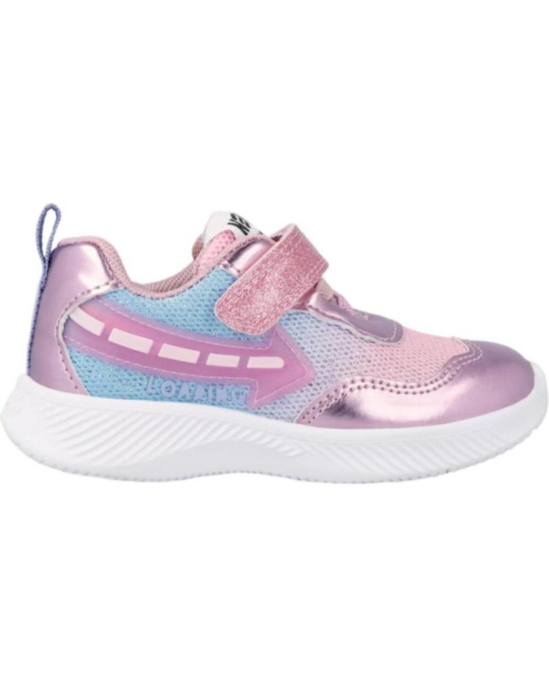 Sportivo per Bambina GARVALIN SNEAKER CON LUZ 231805 VEGAN ROSA