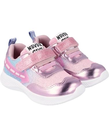 Sportivo per Bambina GARVALIN SNEAKER CON LUZ 231805 VEGAN ROSA