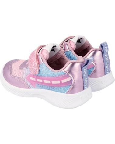 Sportivo per Bambina GARVALIN SNEAKER CON LUZ 231805 VEGAN ROSA