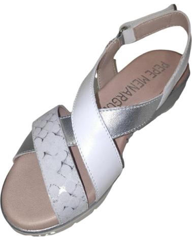 Sandalias TITANITOS  de Mujer BLUCHER CHAROL HEBILLAS  NEGRO